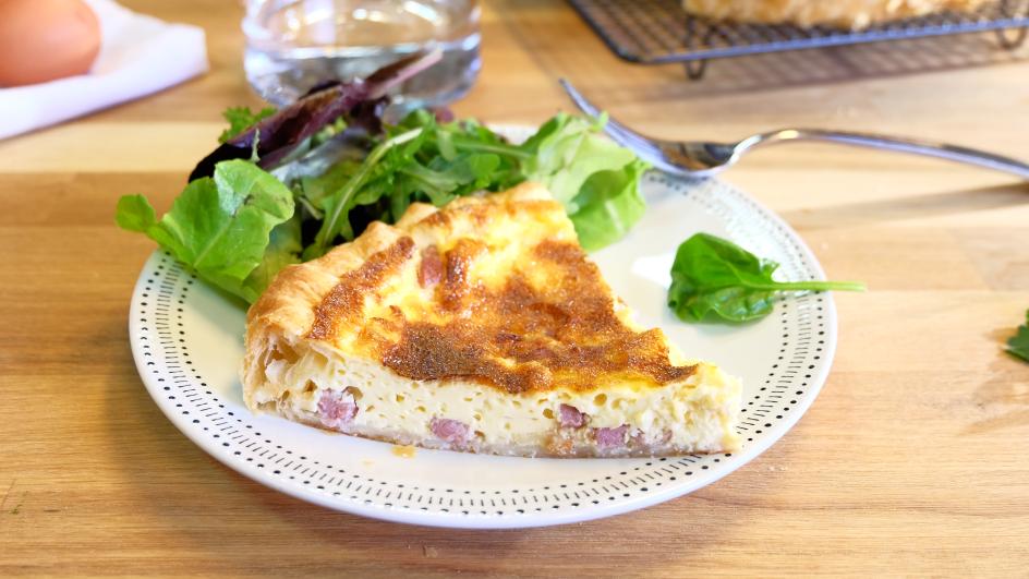 Quiche Lorraine sans crème