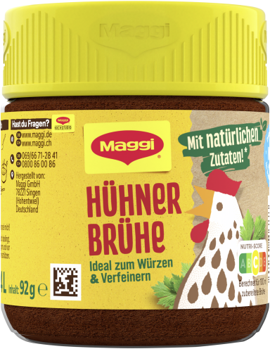 Hühnerbouillon mit natürlichen Zutaten Mini